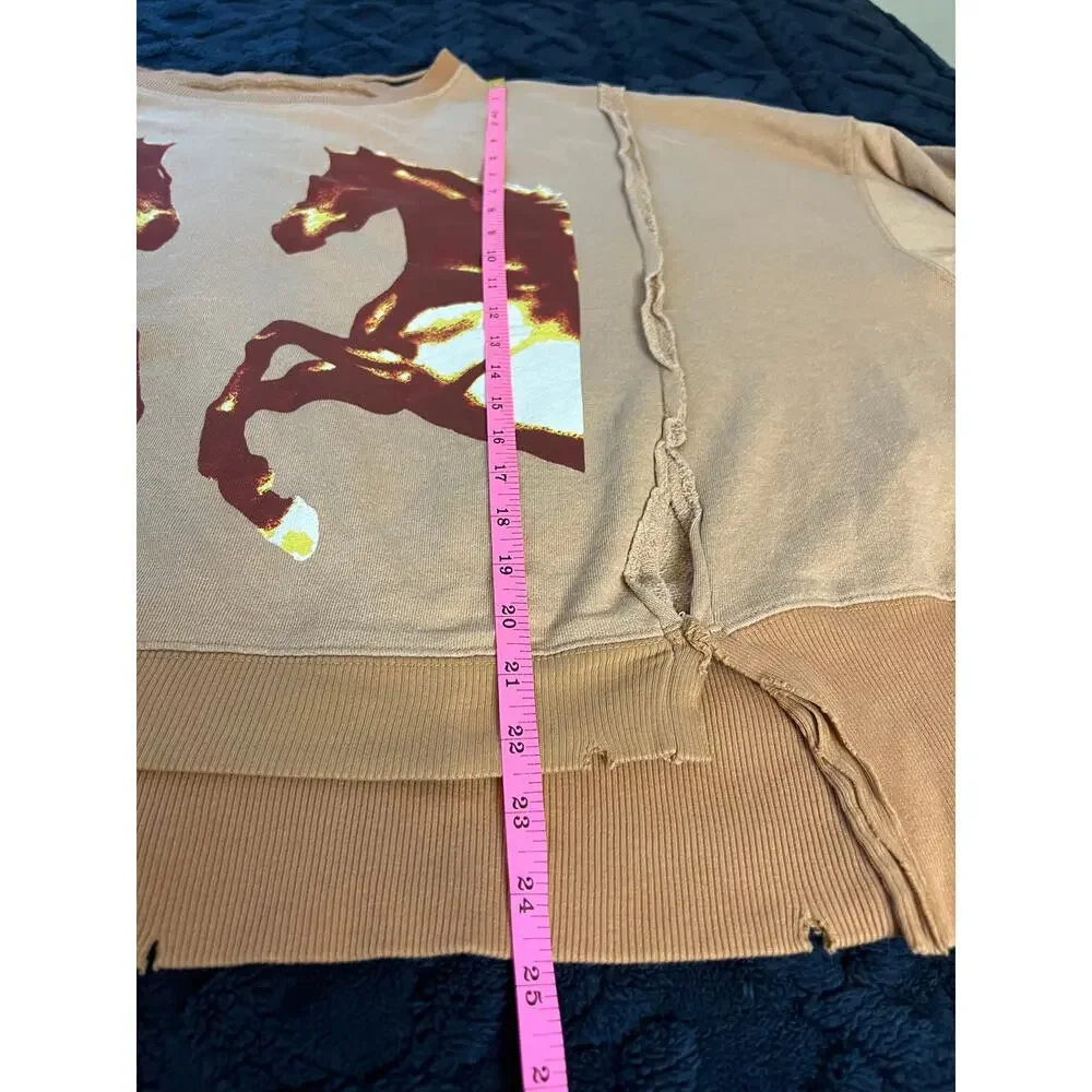 Free People graphic camden sweatshirt - Oversized XS (B20405) - Picture 8 of 10
